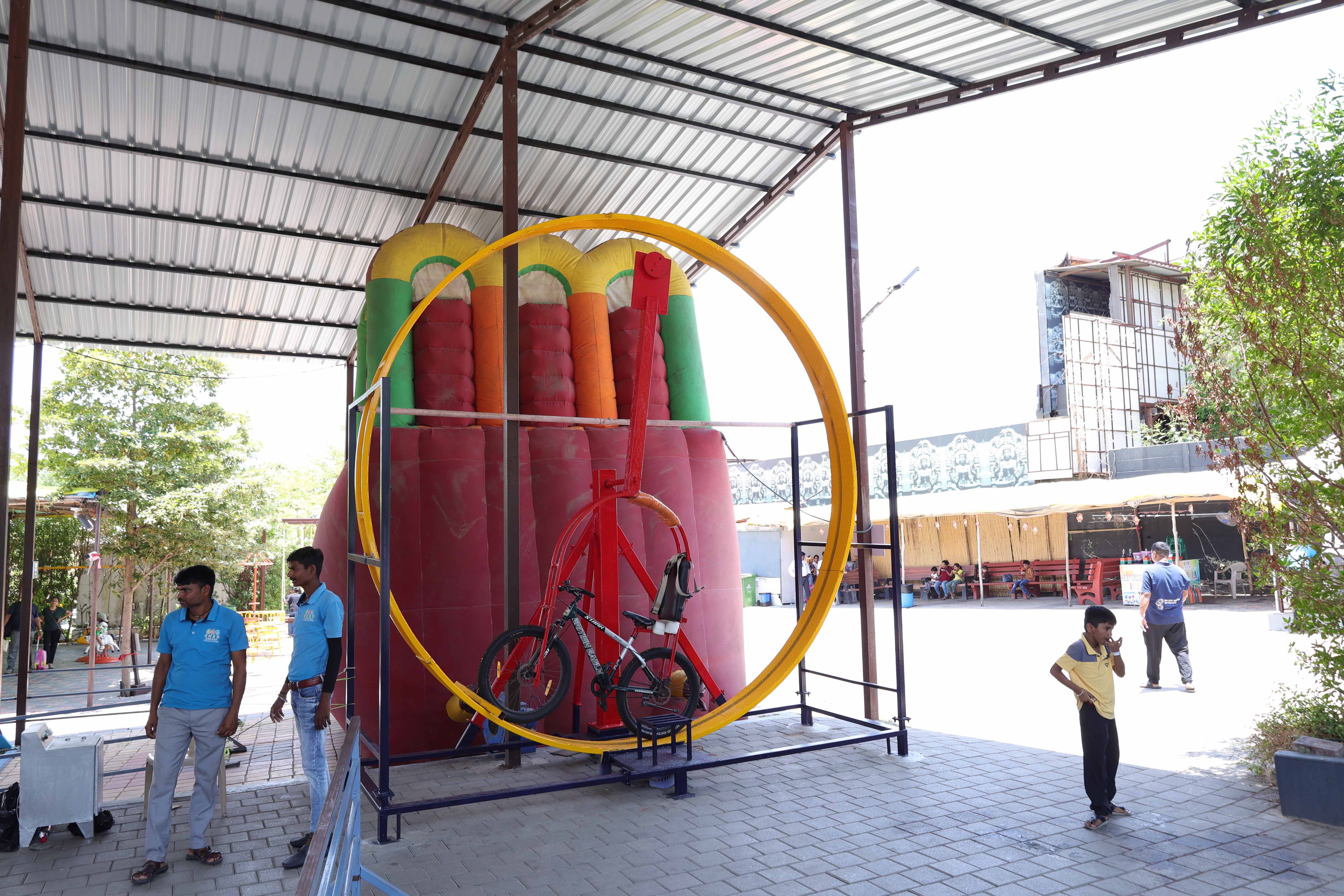 Cycling activity at Sneh Resort